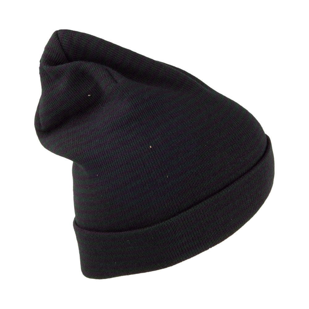 Levi's Gestreifte Beanie Mütze - Grün-Blau