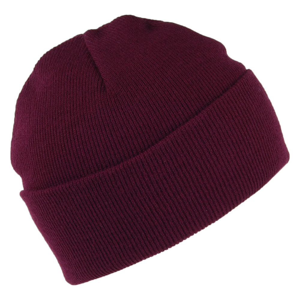 Carhartt WIP Chase Beanie Mütze mit Umschlag - Merlot