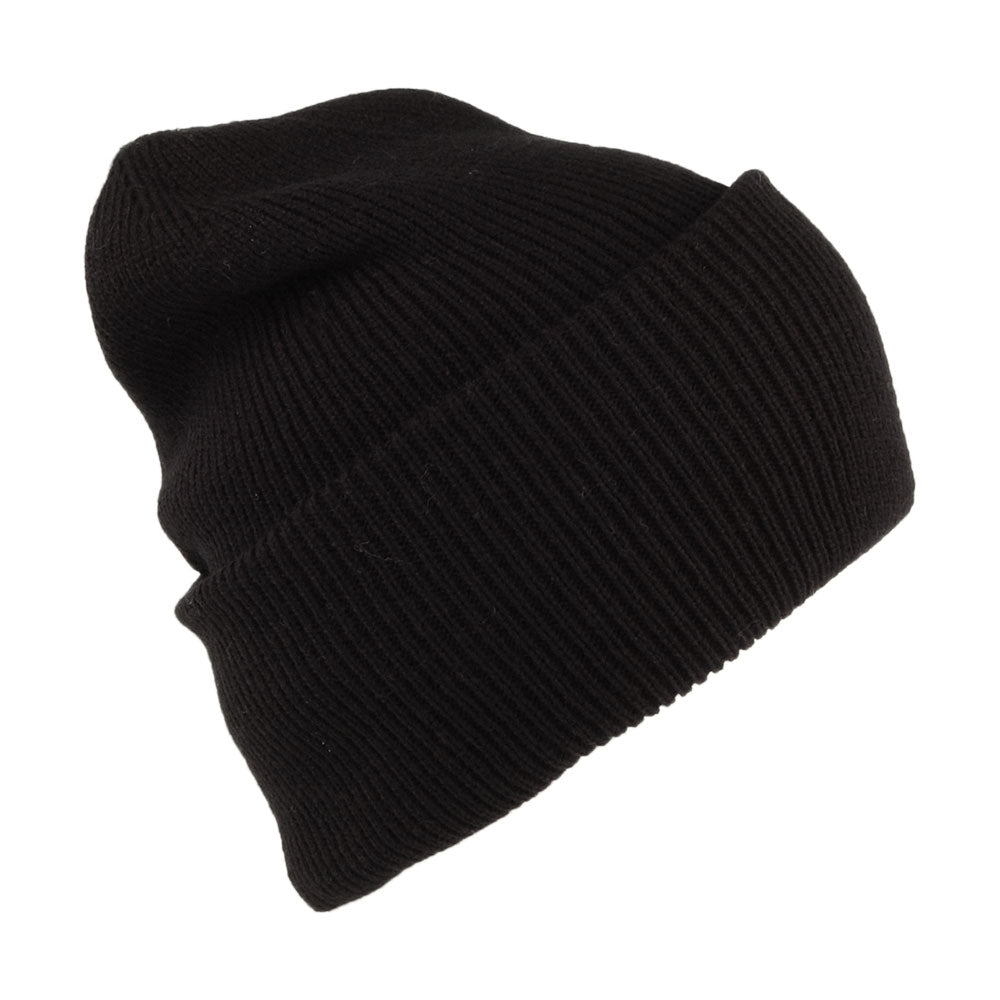 Barts Haveno Big Cuff Beanie Mütze - Schwarz