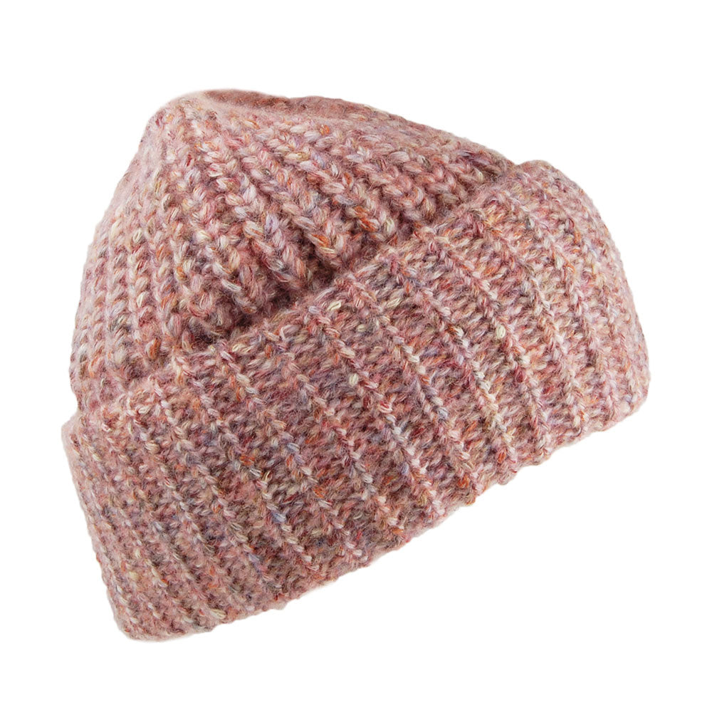Barts Heba Beanie Mütze mit Umschlag - Rosa