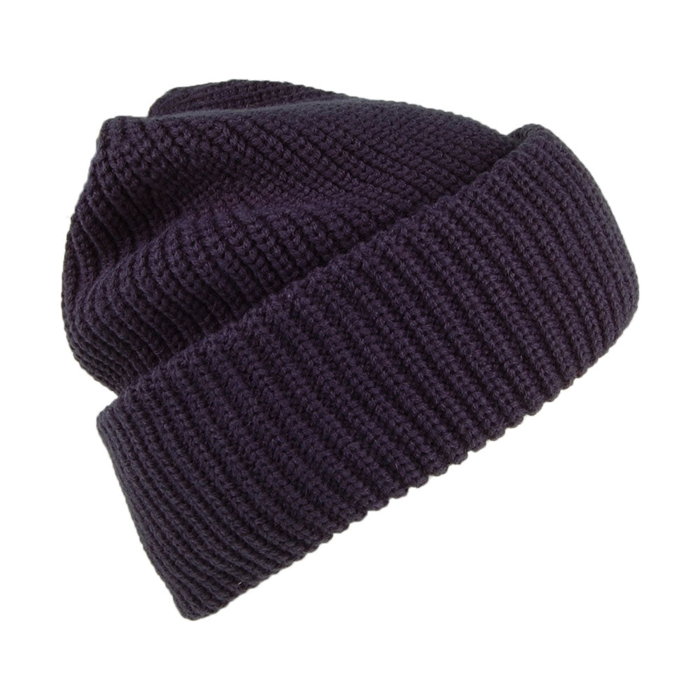 Barts Derval mit Umschlag Beanie Mütze - Marineblau