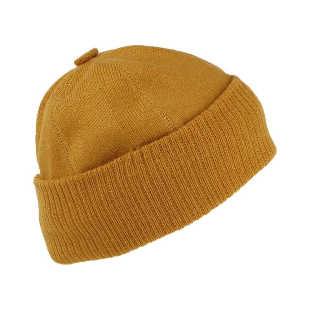 Barts Lyon Knopf Beanie Mütze - Senfgelb