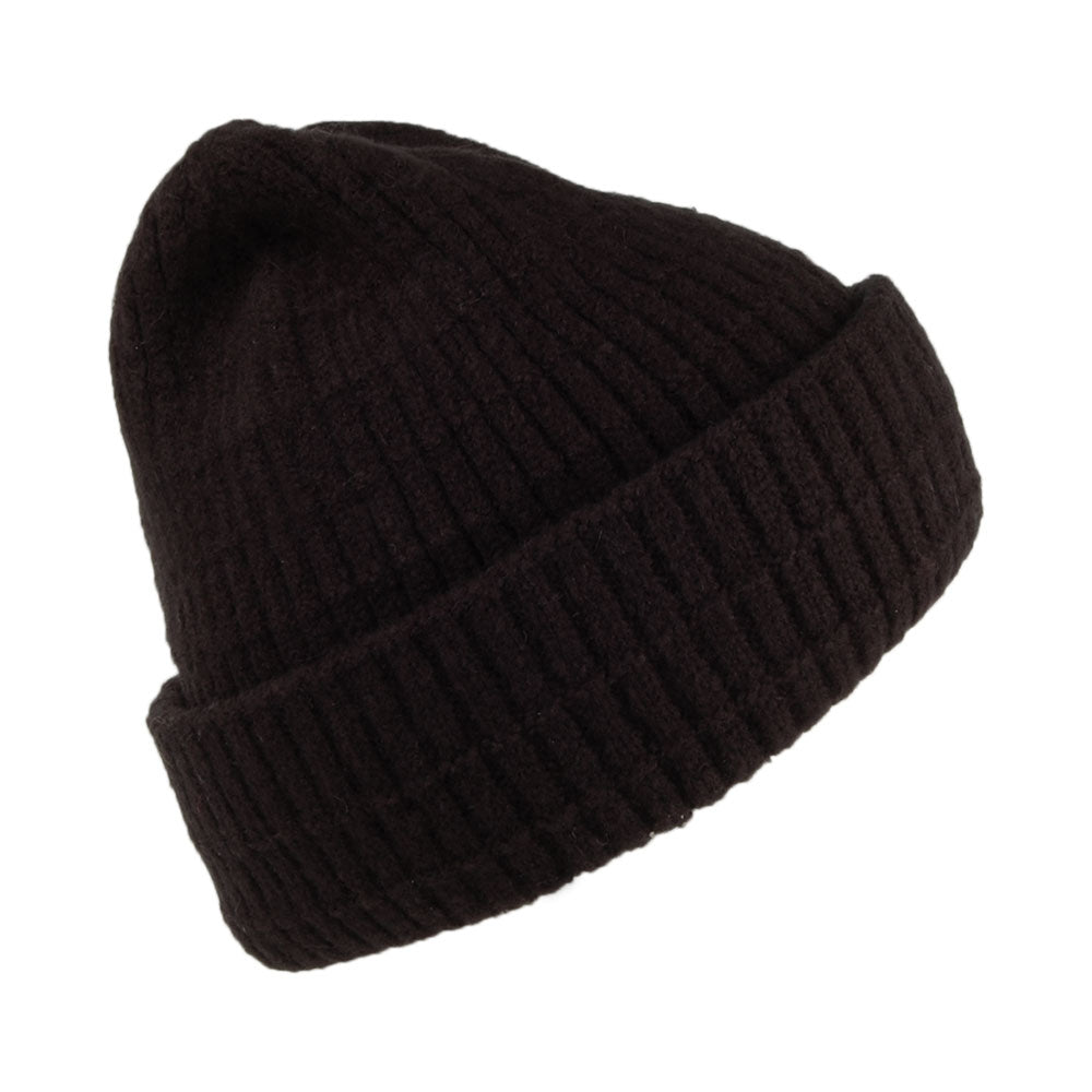 Barts Varde Beanie Mütze mit Umschlag - Schwarz
