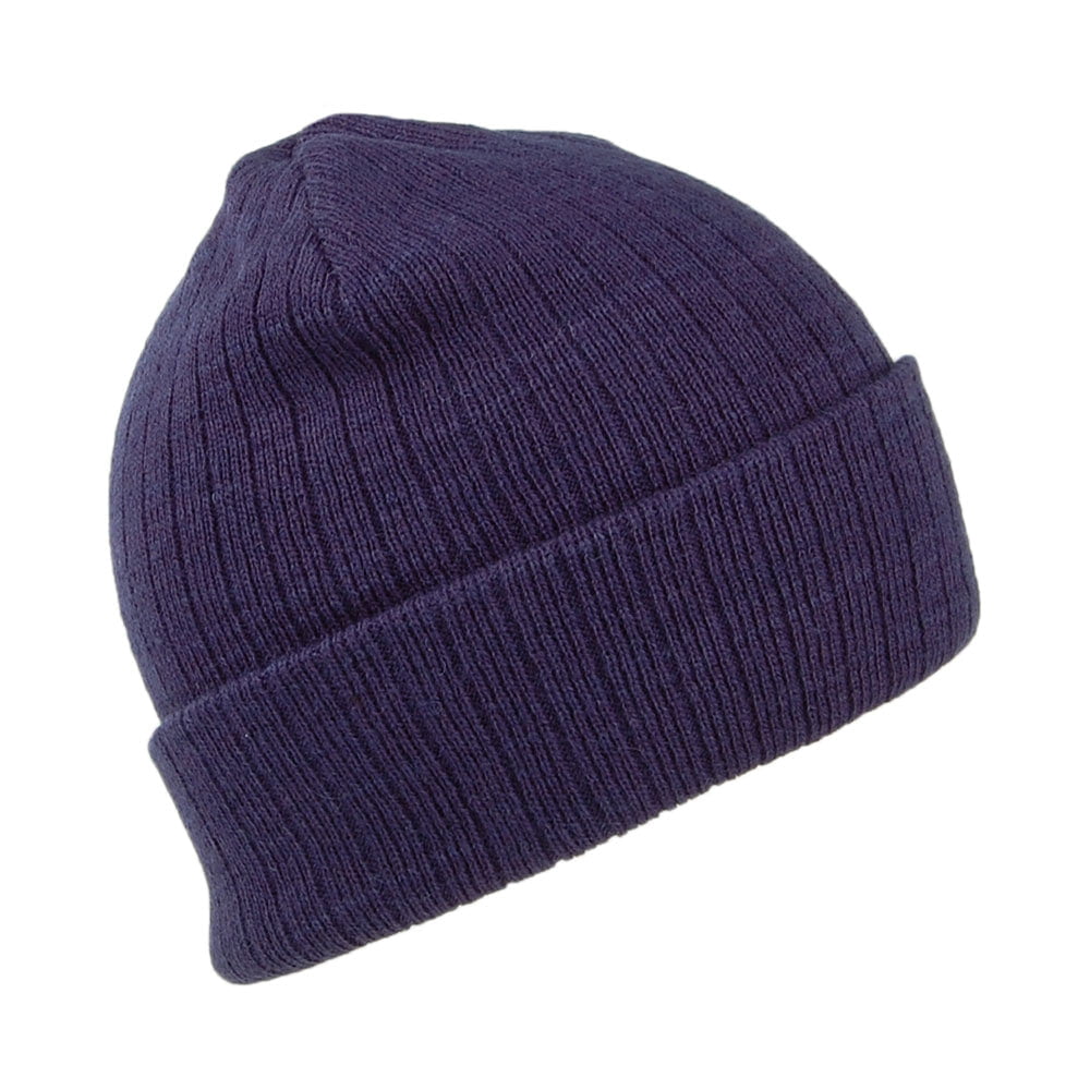 O'Neill Everyday Beanie Mütze Linien Strick - Dunkles Marineblau