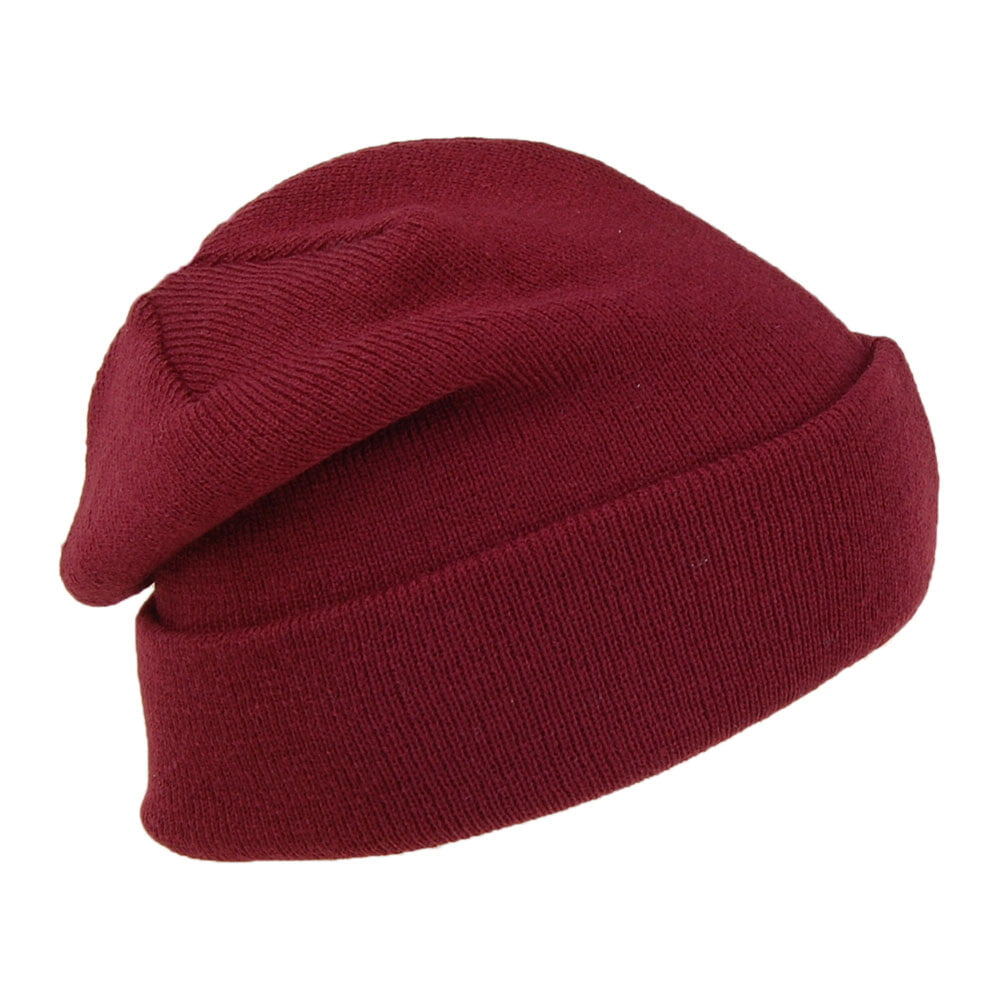 New Era Essential Knit mit Umschlag Beanie Mütze - Kastanienbraun