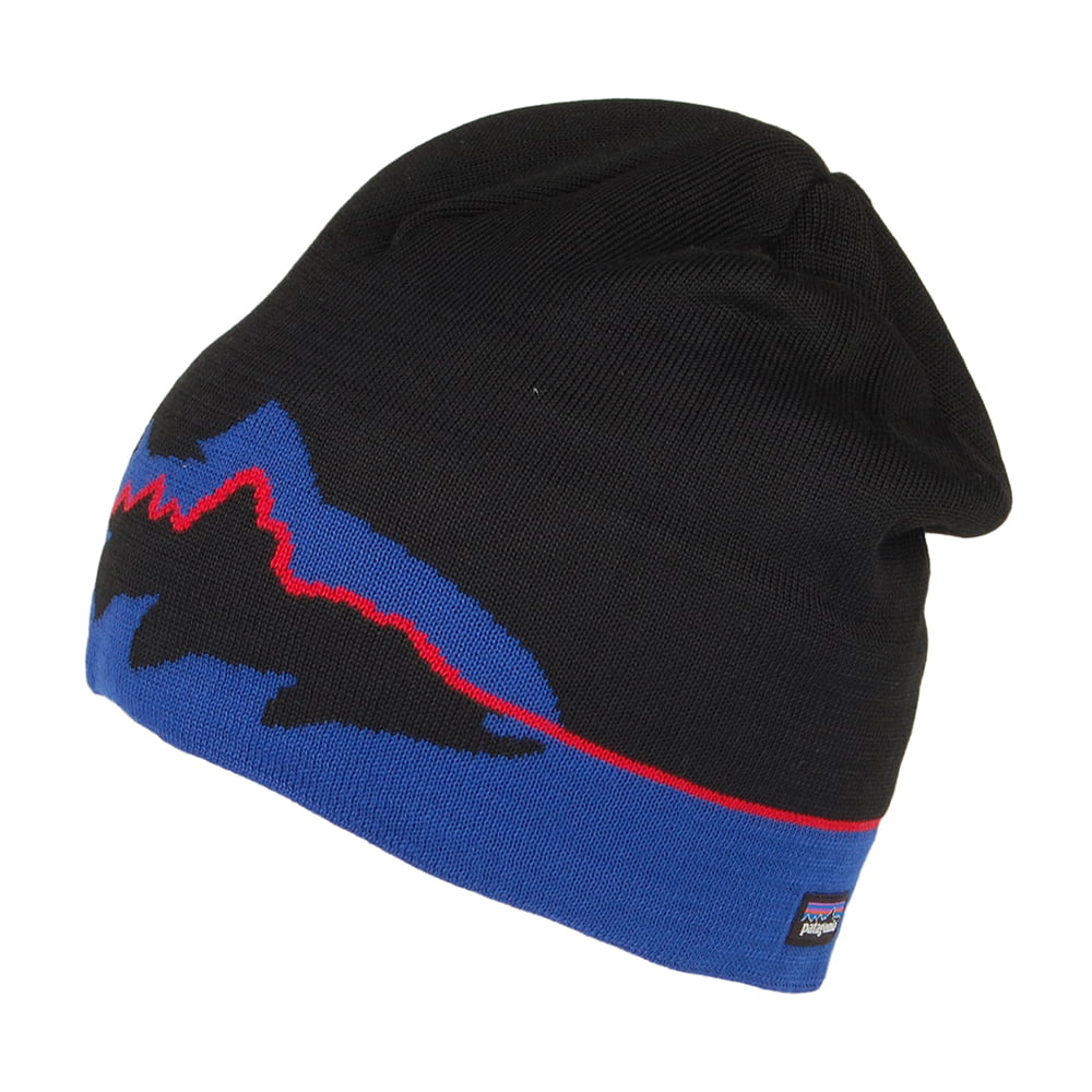 Patagonia Fitz Trout Recycled Beanie Mütze - Schwarz