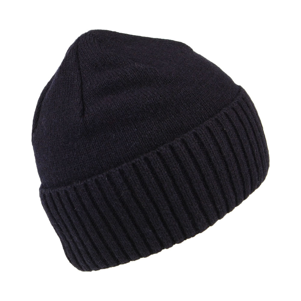 Patagonia Line Logo Brodeo Beanie Mütze aus recycelter Wolle - Marineblau