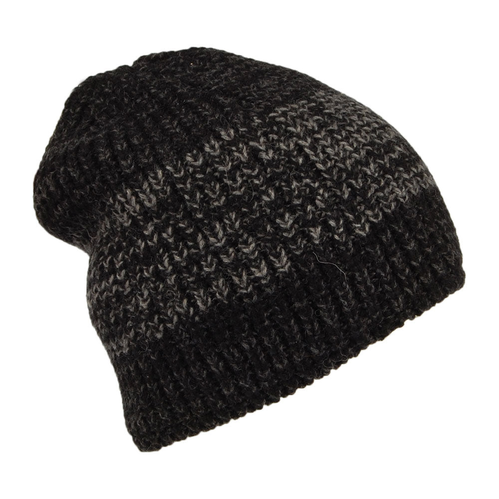 Patagonia Speedway Beanie Mütze aus recycelter Wolle - Schwarz-Grau