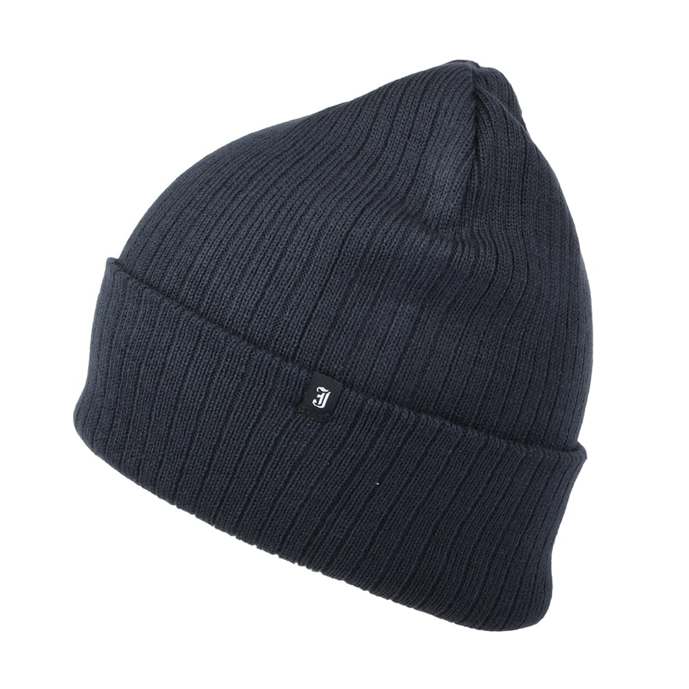 Jaxon & James Oversized Beanie Mütze - Marineblau