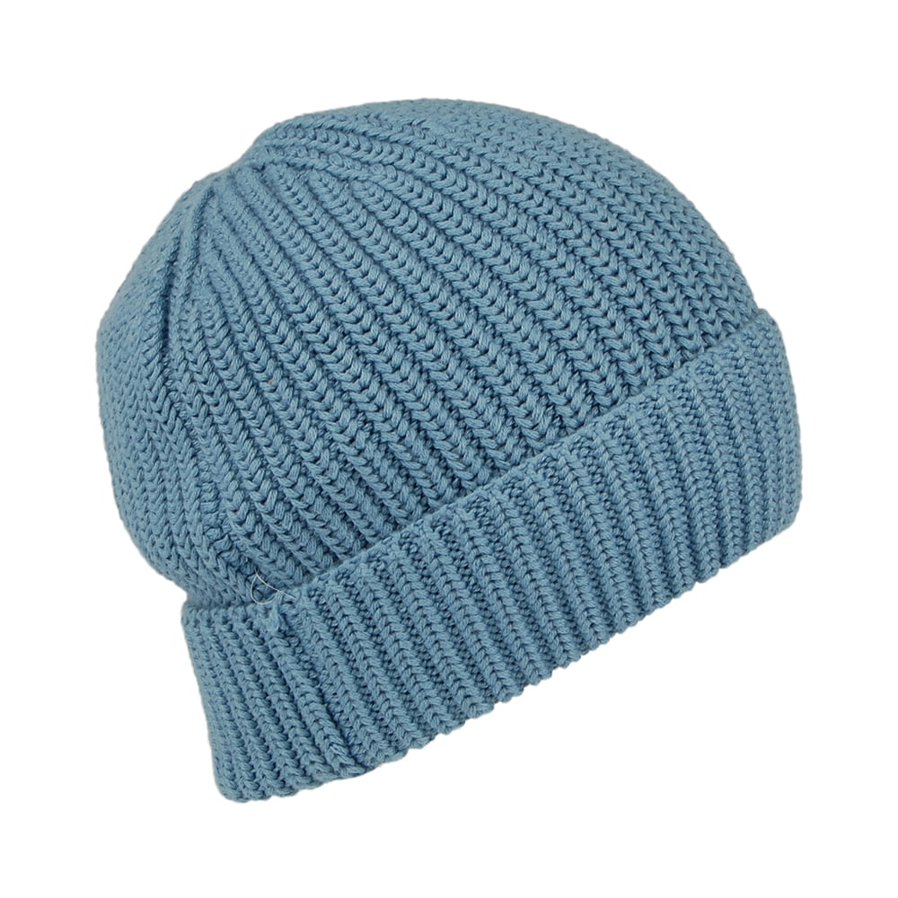 Tommy Hilfiger TJM Basic Rib Gerippte Beanie Mütze - Hellblau