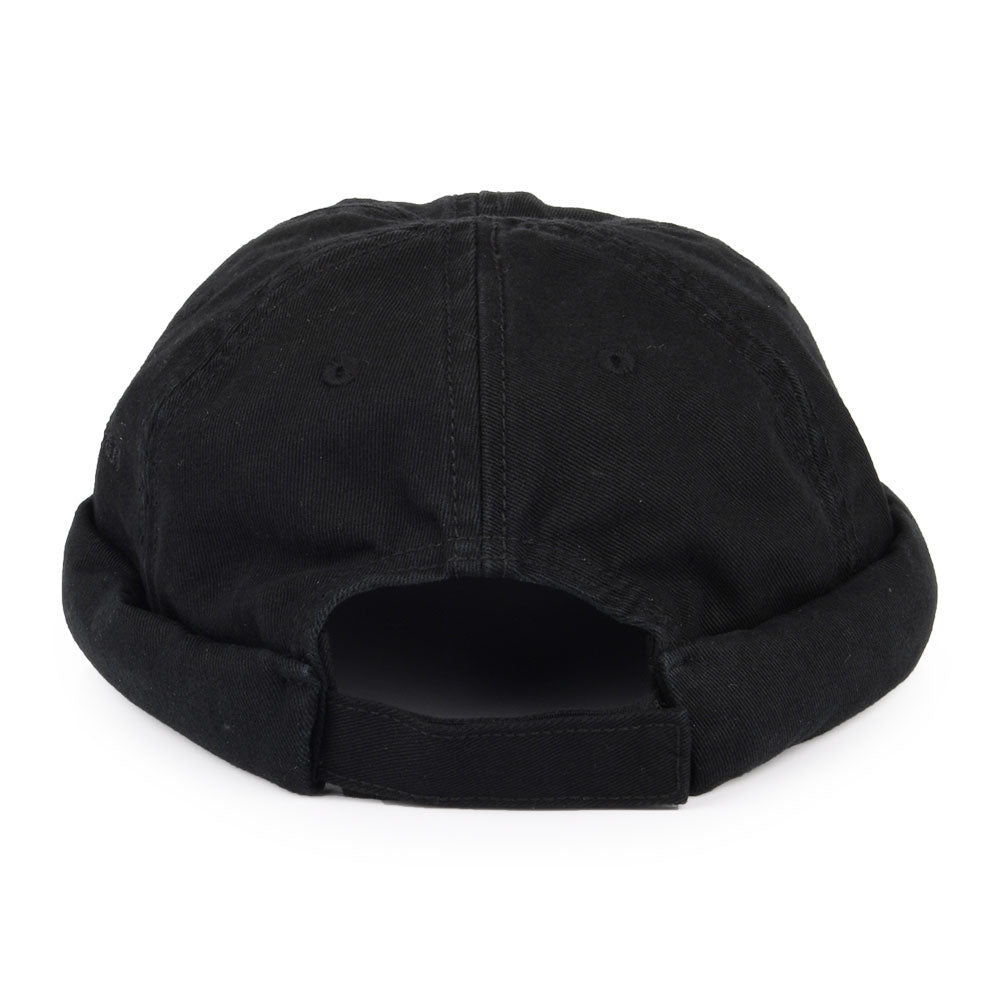 Stetson Docker Beanie Mütze aus Baumwolle - Schwarz