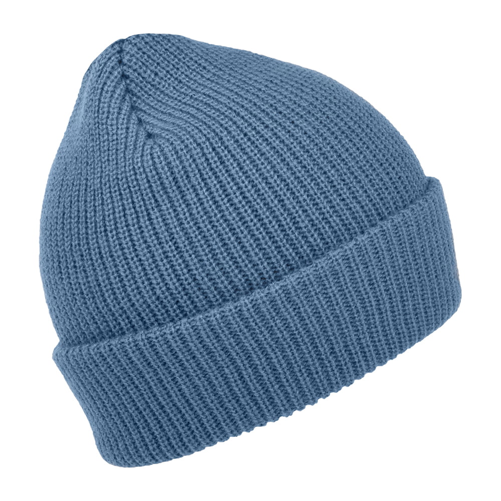 Brixton Heist Beanie Mütze mit Umschlag - Schieferblau