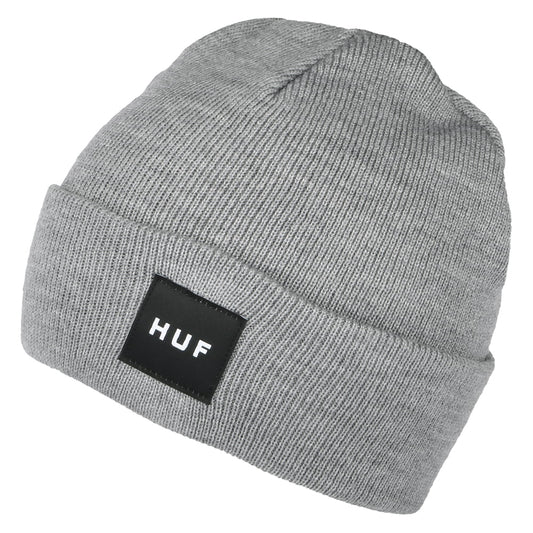 HUF Box Logo Beanie Mütze - Meliertes Grau