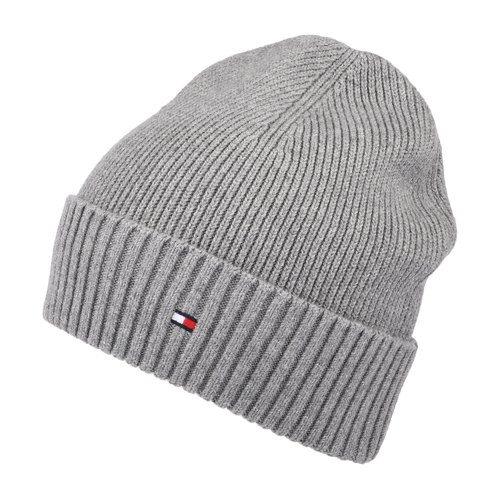 tommy hilfiger hüte und mützen für jungen mütze Tommy Hilfiger Pima Essential Flag Beanie Mütze aus BaumwollKaschmir