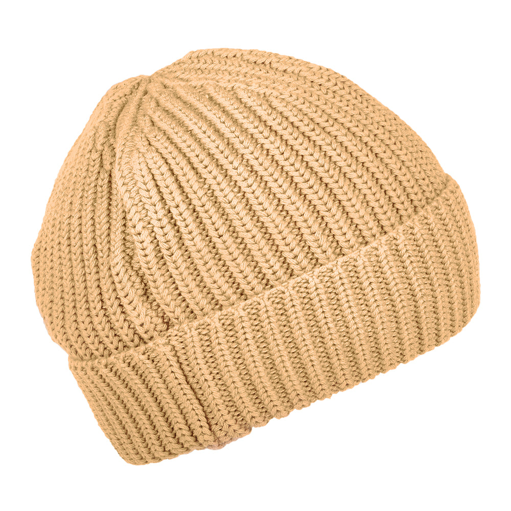 Tommy Hilfiger TJM Basic Rib Gerippte Beanie Mütze - Khaki