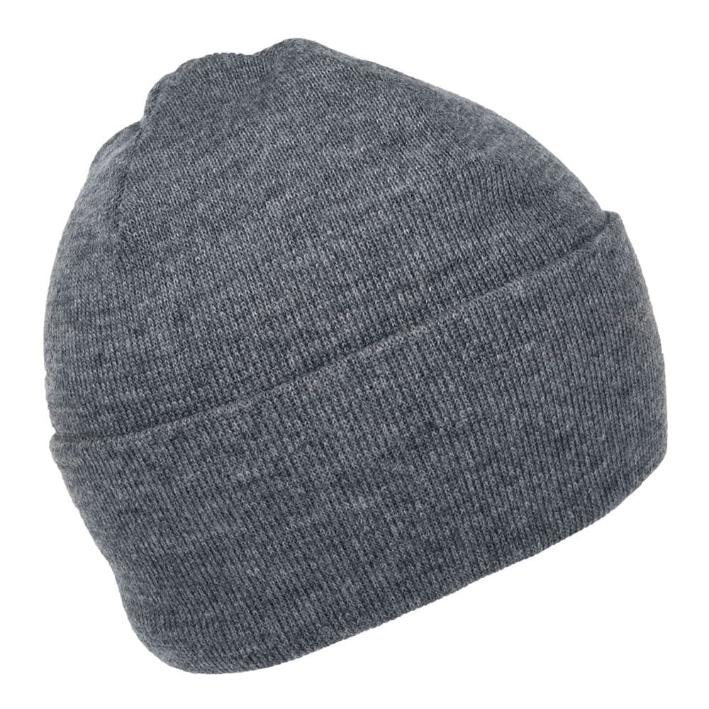 Levi's mit rotem Logo bestickte Beanie Mütze Slouchy - Grau