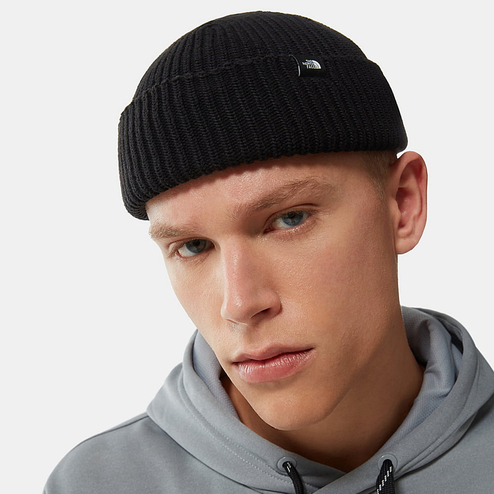 The North Face TNF Recycled Fisherman Beanie Mütze - Schwarz