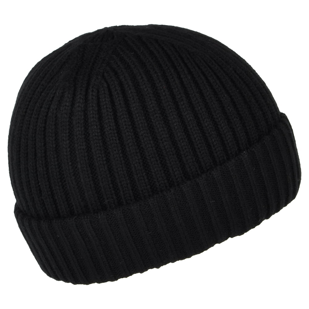 Vans Beanie Mütze Kurz Mit Umschlag - Schwarz