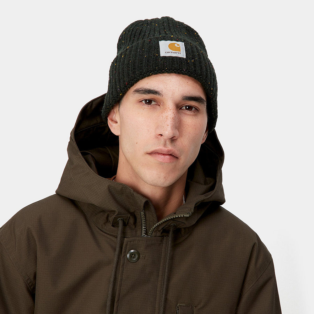 Carhartt WIP Anglistic Beanie Mütze - Dunkles Waldgrün