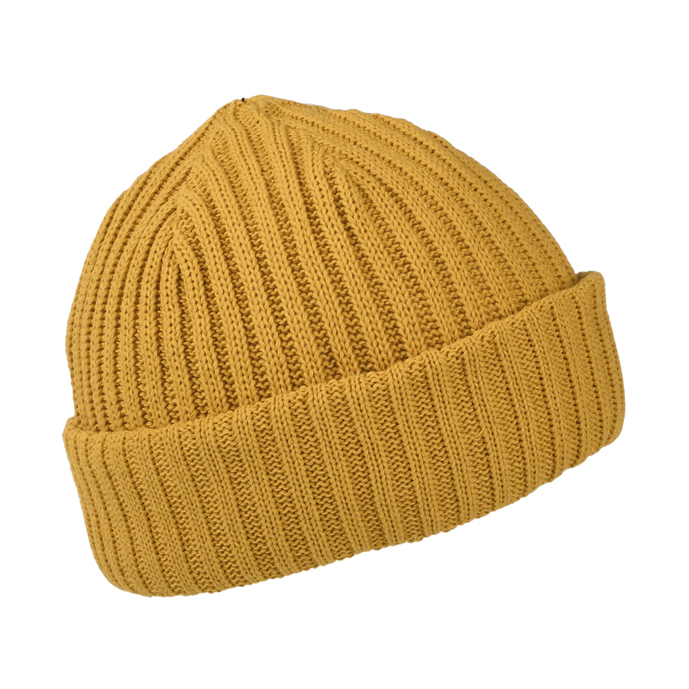 Levi's Fisherman Beanie Mütze Gerippt - Gelb
