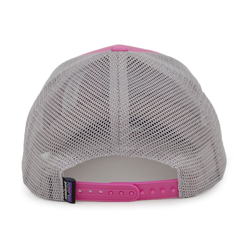 Patagonia Kinder Sunset Trucker Cap aus organischer Baumwolle - Pink-Grau