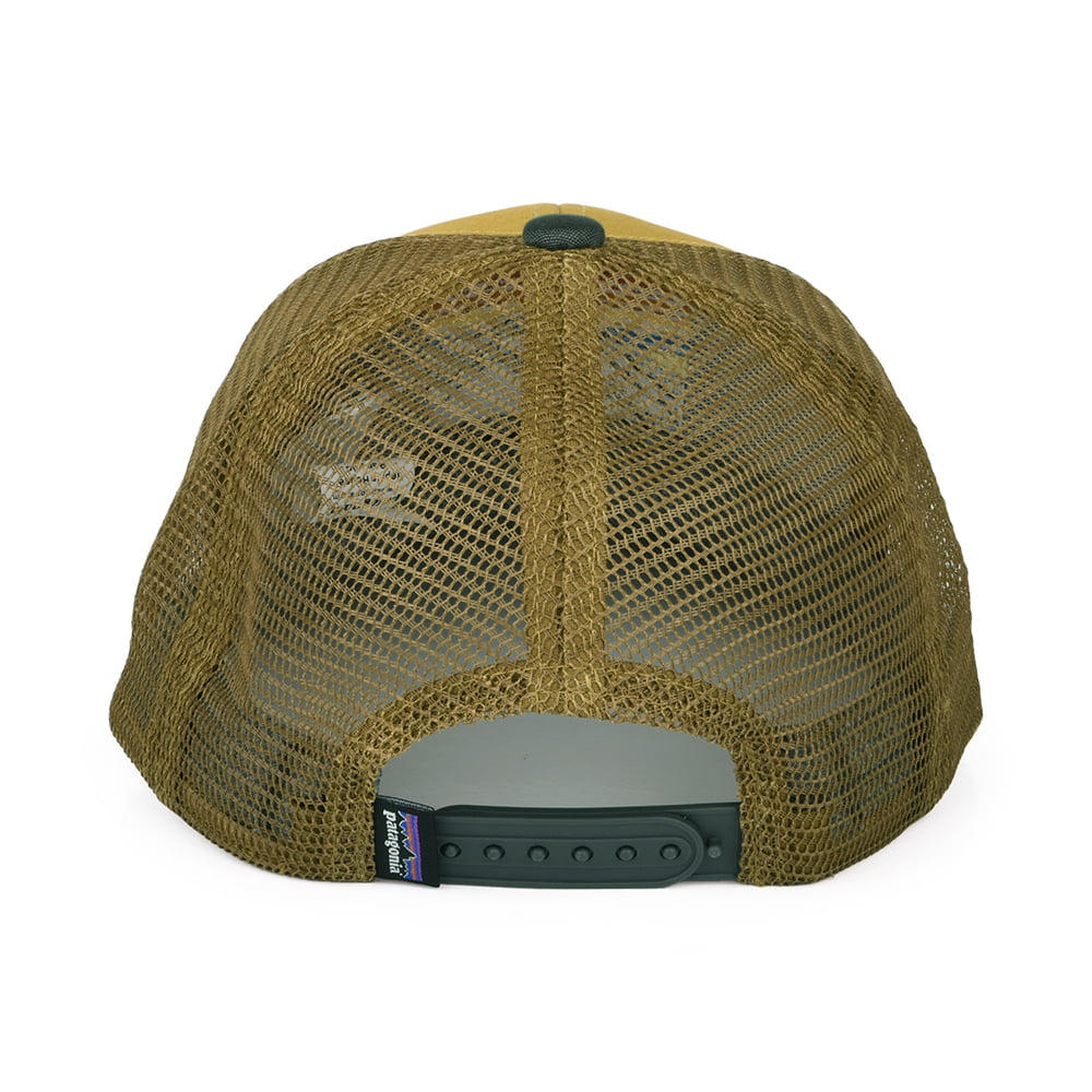 Patagonia Kinder Line Logo Ridge Trucker Cap aus organischer Baumwolle - Weizen