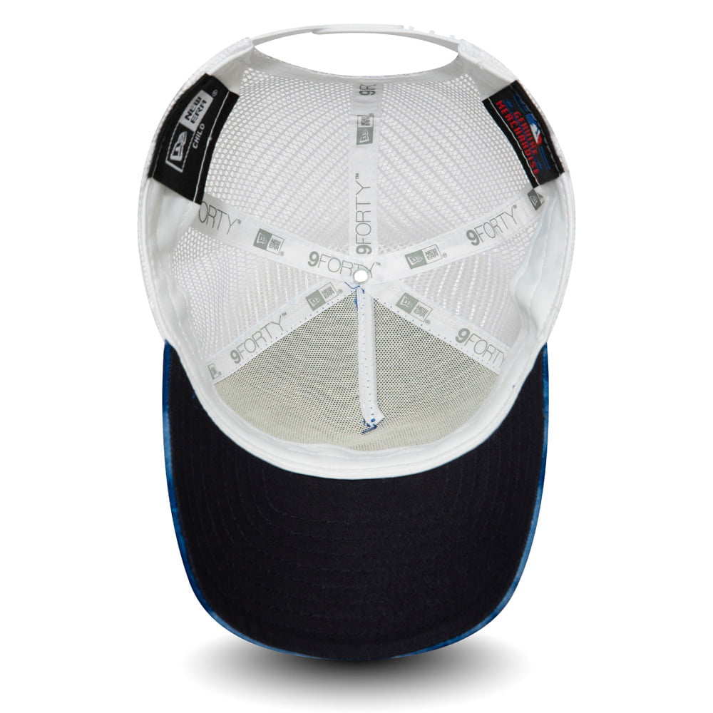 New Era Kinder 9FORTY L.A. Dodgers Trucker Cap - MLB Tie Dye - Marineblau