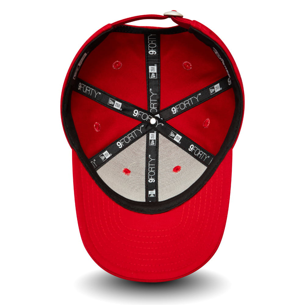 New Era Kinder 9FORTY Timon and Pumbaa Baseball Cap - Disney Character Logo - Scharlachrot