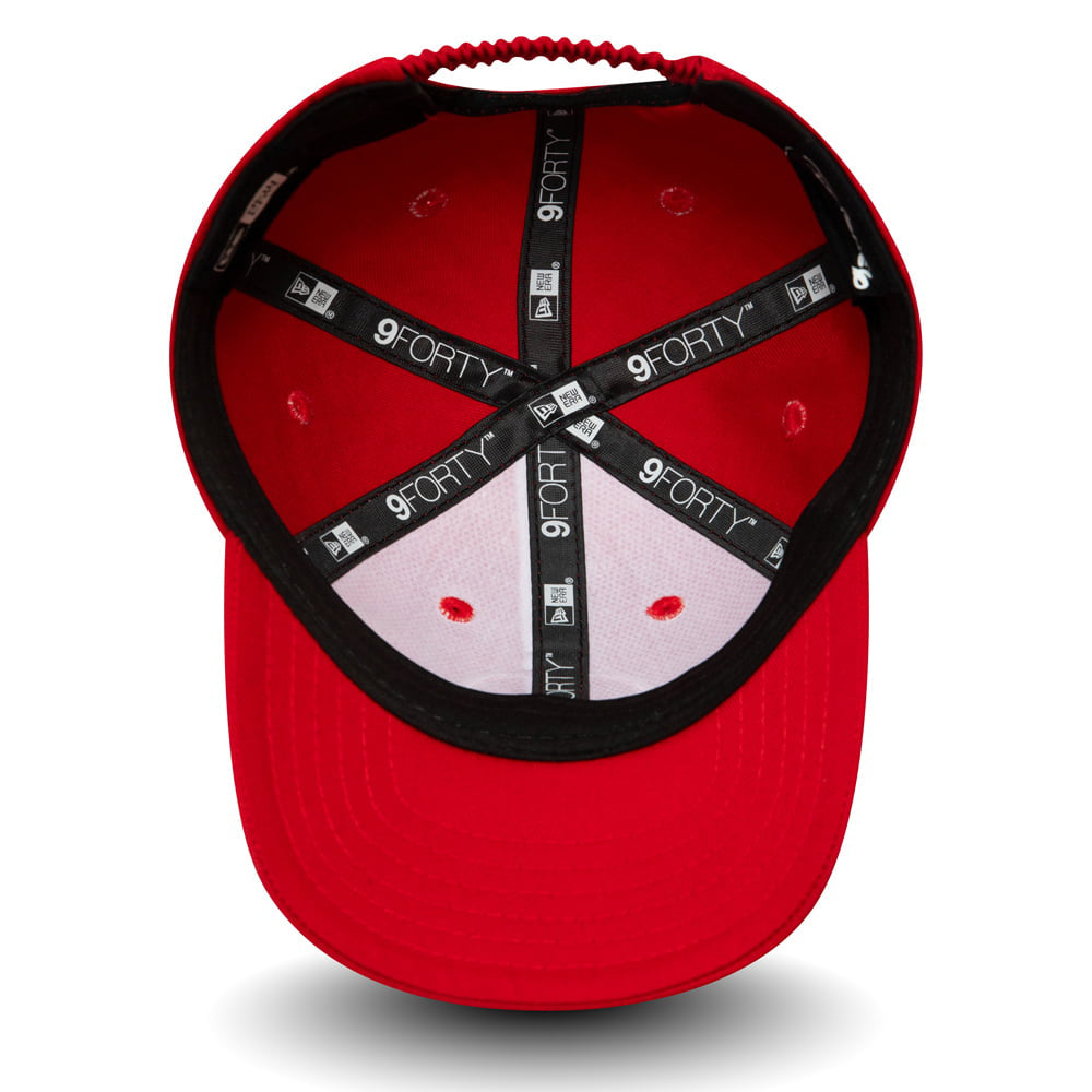 New Era Baby 9FORTY Timon and Pumbaa Baseball Cap - Disney Character Logo - Scharlachrot