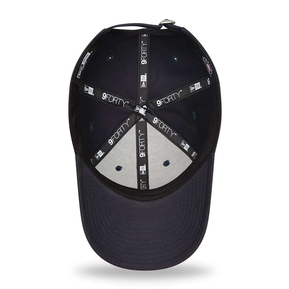 New Era Kinder 9FORTY New York Yankees Baseball Cap - MLB League Essential - Marineblau-Petrol