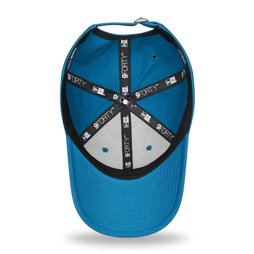 New Era Kinder 9FORTY New York Yankees Baseball Cap - MLB League Essential - Petrol-Weiß