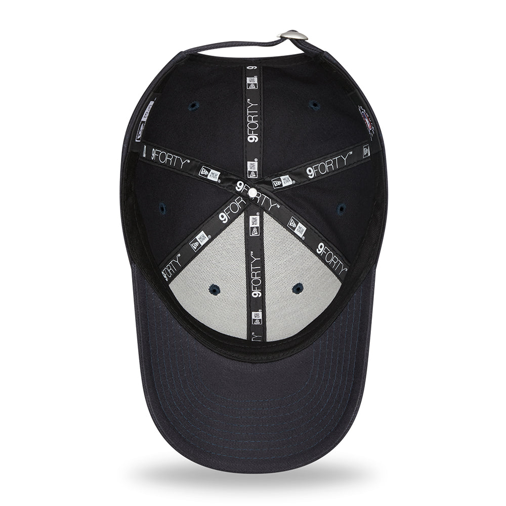 New Era Kinder 9FORTY New York Yankees Baseball Cap - MLB League Essential - Graphitgrau-Orange