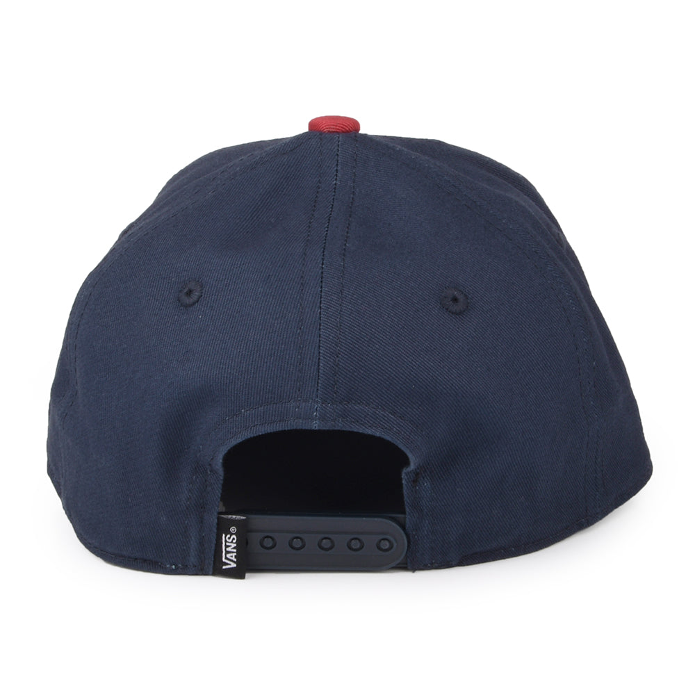 Vans Kinder Skate Authentic Snapback Cap - Marineblau-Weinrot