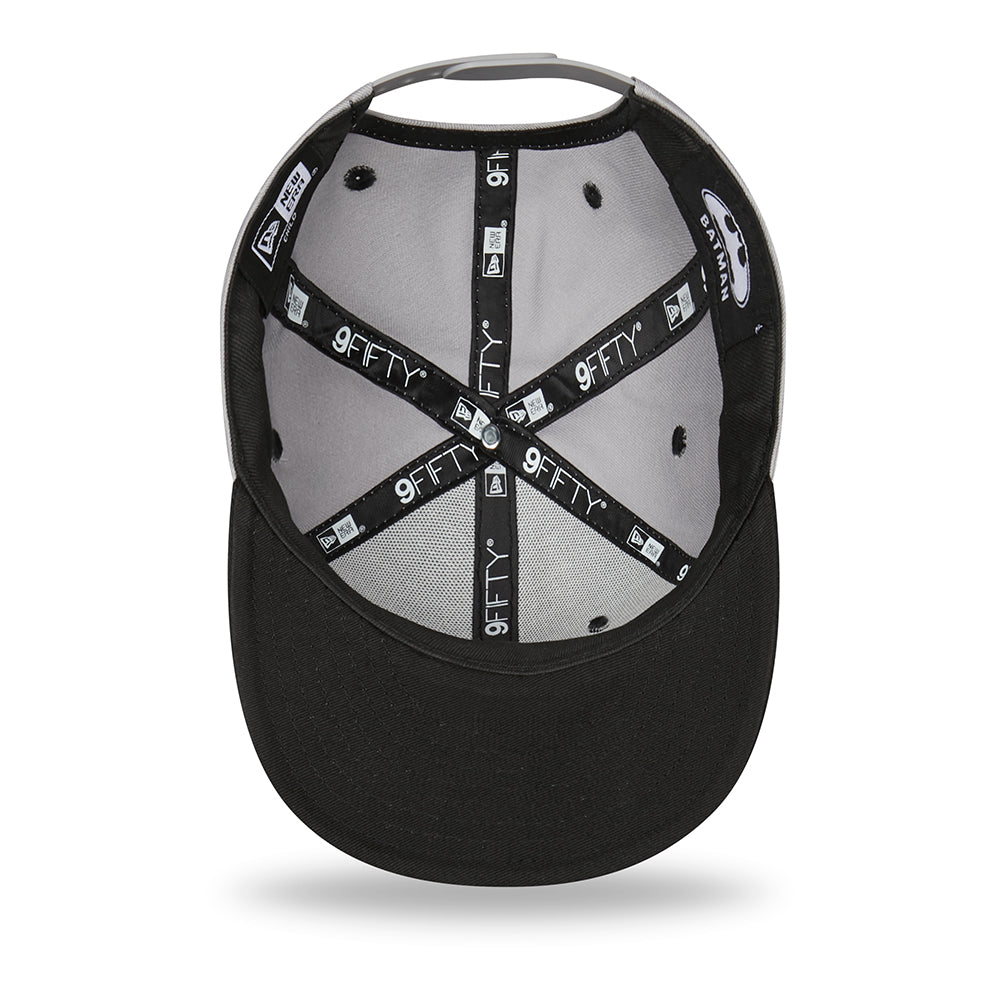 New Era Kinder 9FIFTY Batman Baseball Cap DC Comics Charakter - Grau-Schwarz