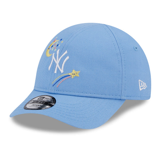 New Era Baby 9FORTY New York Yankees Baseball Cap - MLB Starry - Himmelblau