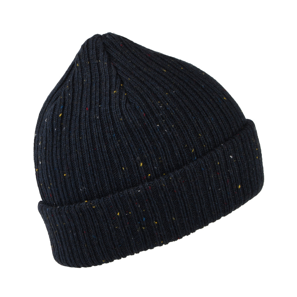 Billabong Arcade Beanie Mütze Cuffed gefleckt - Marineblau