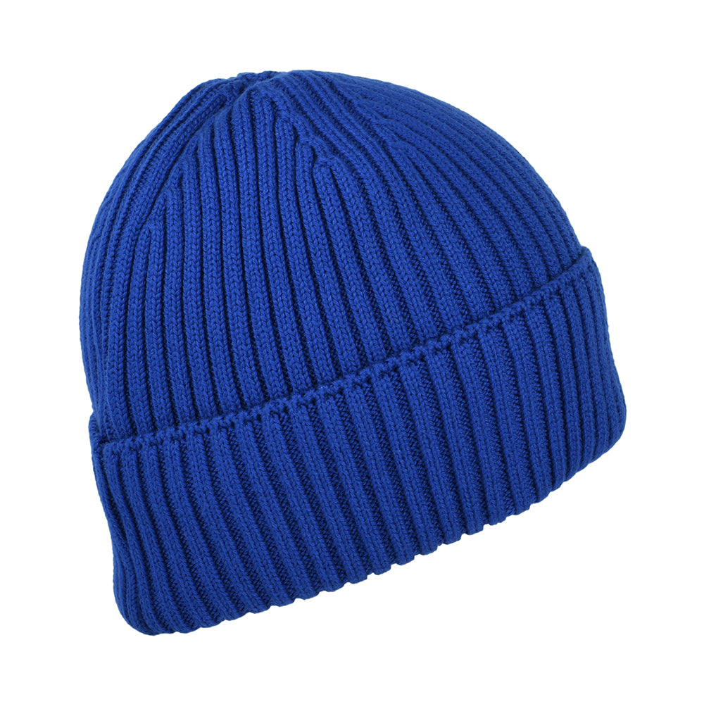 Tommy Hilfiger TJM Basic Rib Gerippte Beanie Mütze - Tiefblau