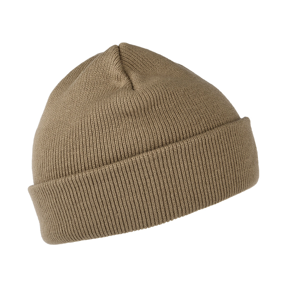 Carhartt WIP Stratus Short Watch Beanie Mütze - Hellbraun