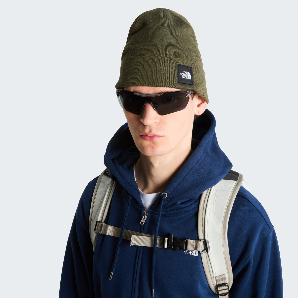 The North Face Dock Worker Beanie Mütze Recycled - Moosgrün