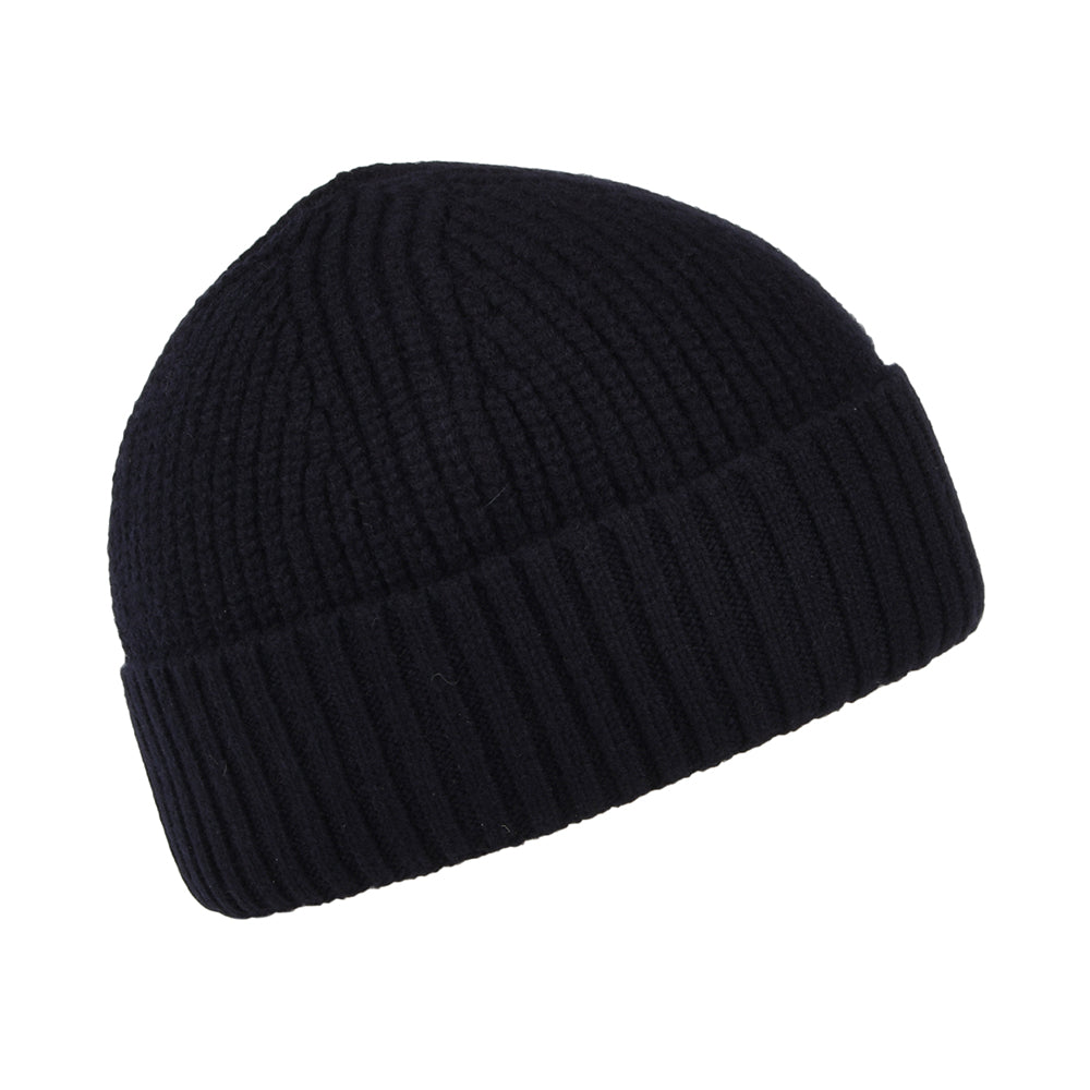 Armor Lux Miki Heritage Beanie Mütze aus Wolle - Marineblau
