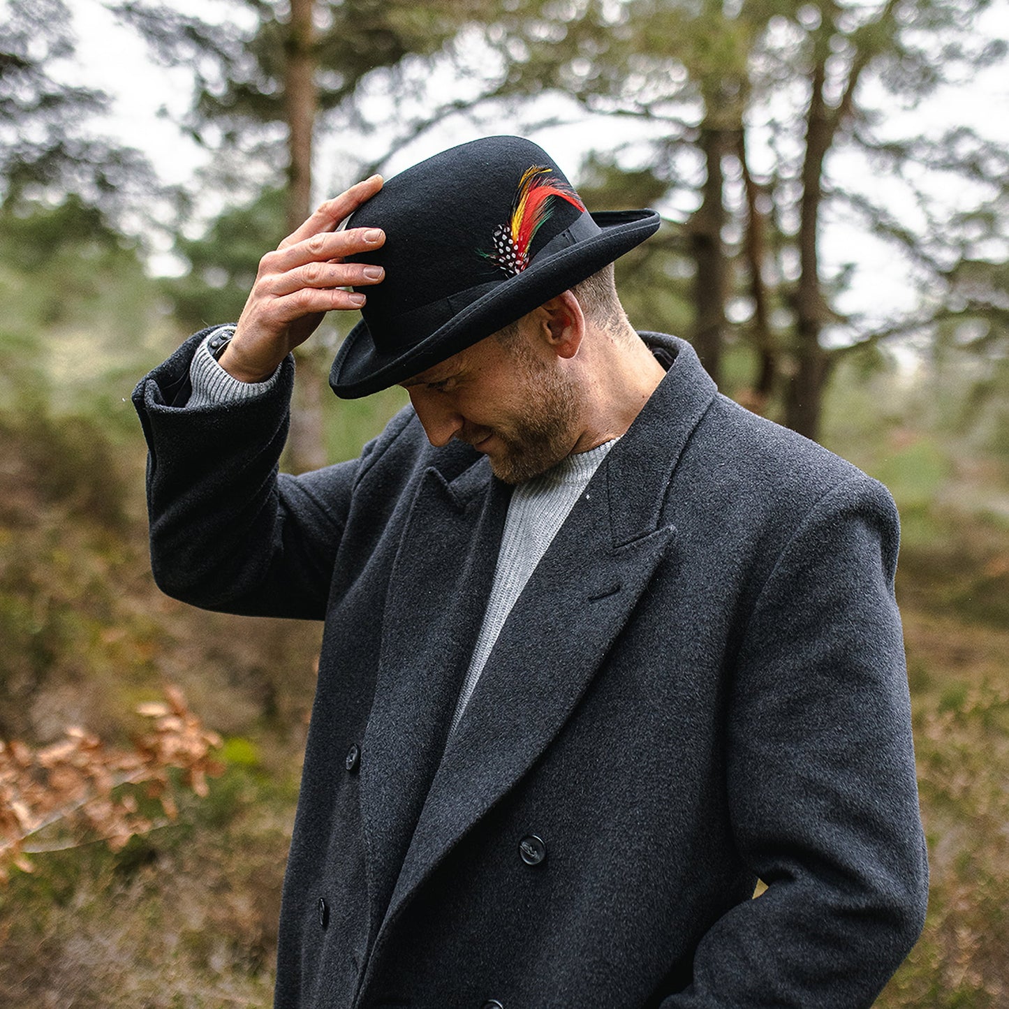 Jaxon & James Englische Melone Wollfilzhut Schwarz Großhandel