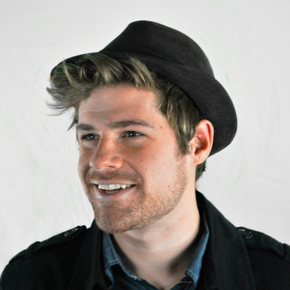 Jaxon & James Corduroy Trilby Stoffhut Schwarz Großhandel