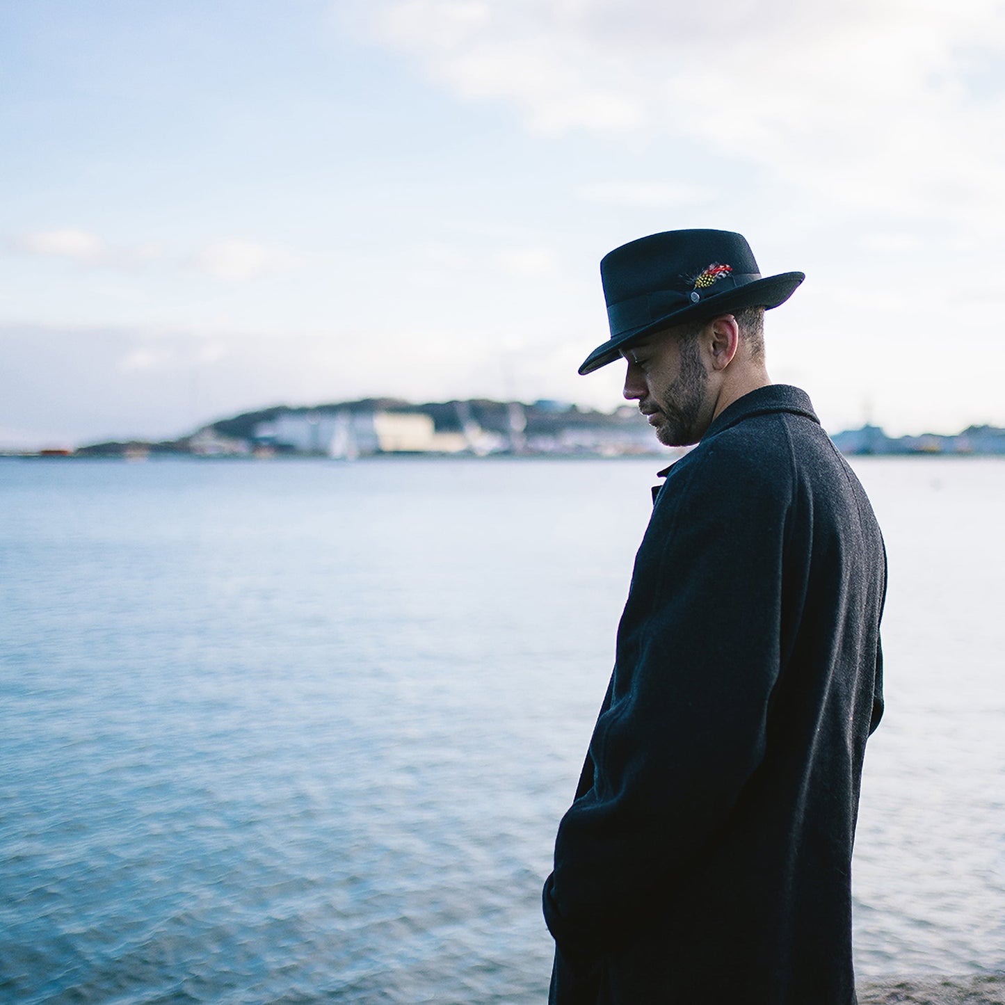 Jaxon & James Crushable C-Crown Fedora Wollfilzhut Schwarz Großhandel