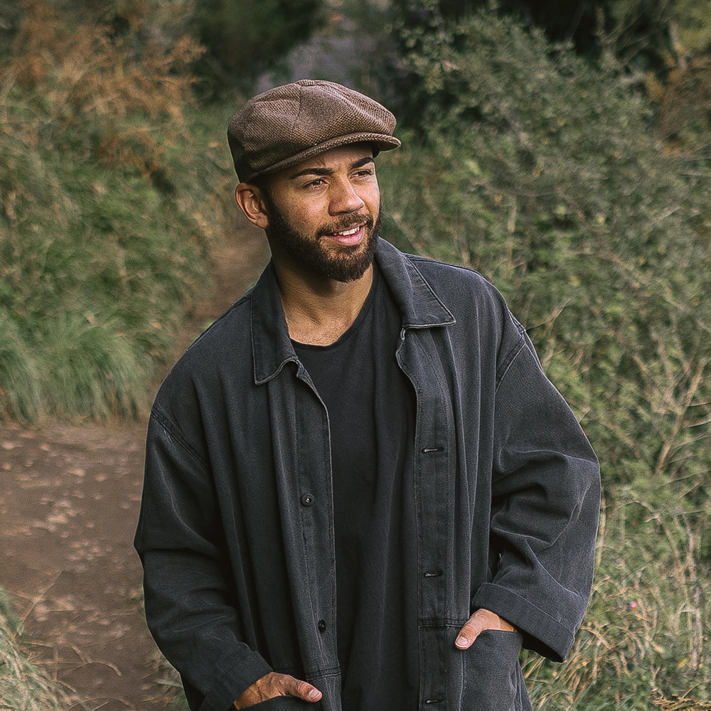 Jaxon & James Gotham Ballonmütze Braun Großhandel