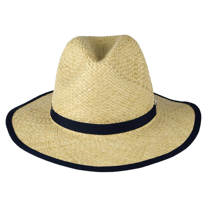 Tommy Hilfiger Beach Sommer Fedora Hut aus Stroh - Natur