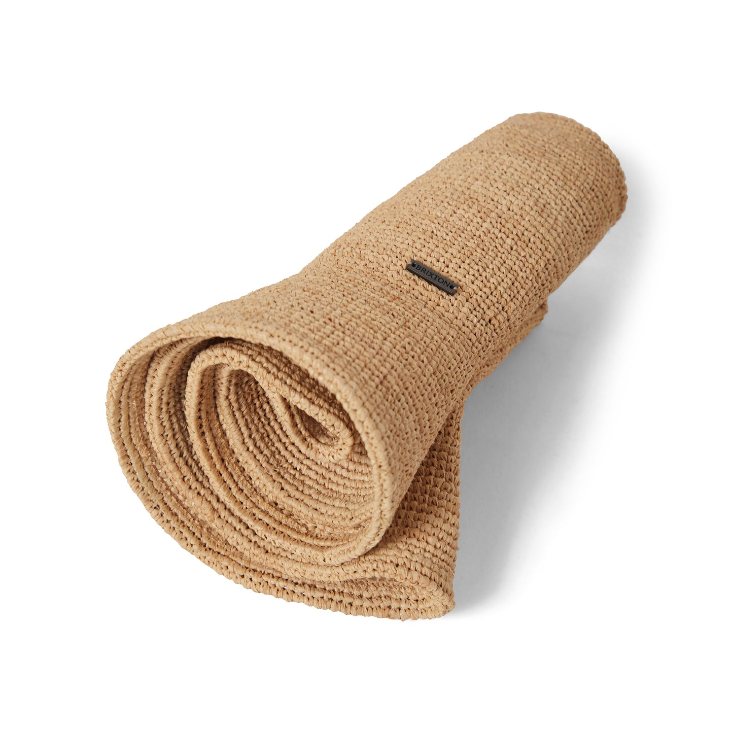 Brixton Odessa Gehäkelter Cowboy Hut aus Raffia Stroh - Hellbraun