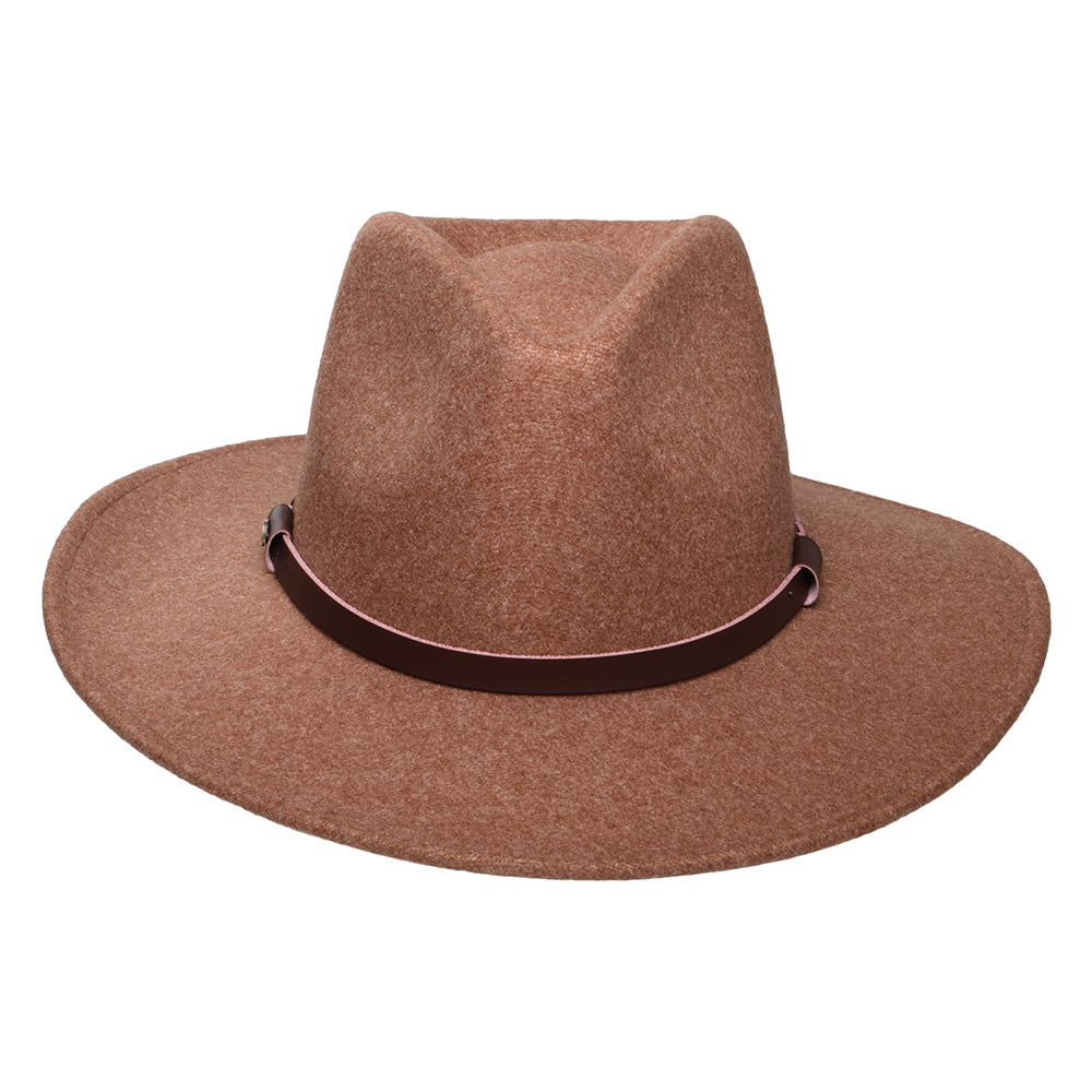Scala Jolene Provato Knit Safari Fedora Hut - Pekan