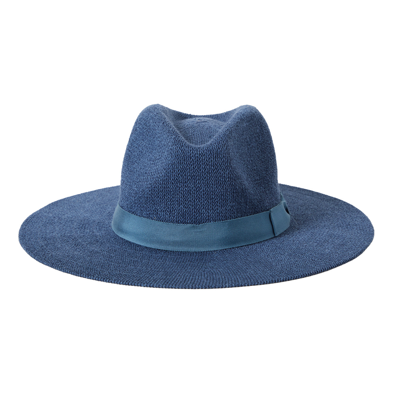 Brixton Lyons Gestrickt Knautschbarer Fedora Hut - Dunkelblau