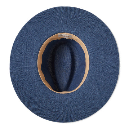 Brixton Lyons Gestrickt Knautschbarer Fedora Hut - Dunkelblau