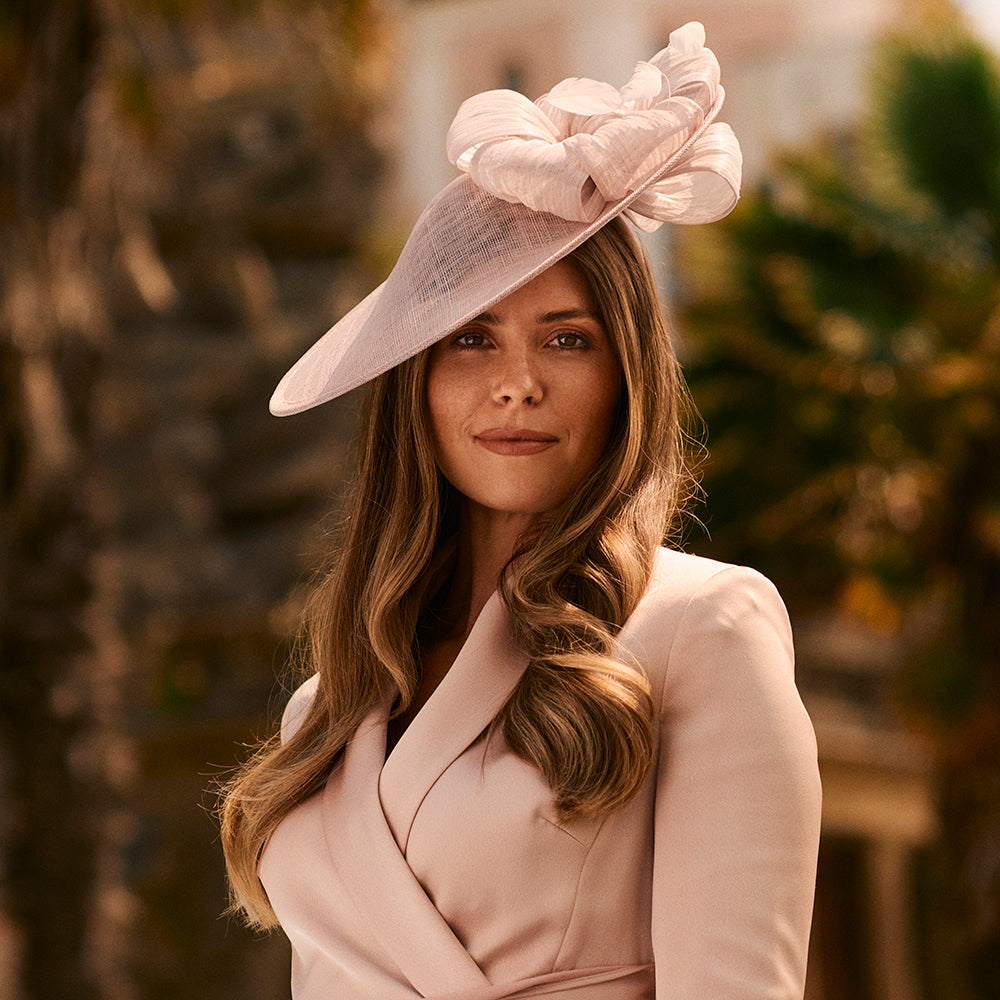 Failsworth Letizia Scheiben Fascinator - Trüffel